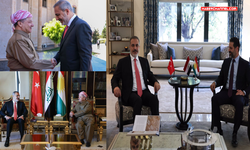 Bakan Fidan, Mesud Barzani ve IKBY Başbakan Yardımcısı Talabani ile görüştü...