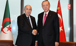 Cumhurbaşkanı Erdoğan, Türkevi'nde Cezayirli mevkidaşı Tebbun ile görüştü