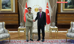 Cumhurbaşkanı Erdoğan, Pakistan Kara Kuvvetleri Komutanı Munir'i kabul etti