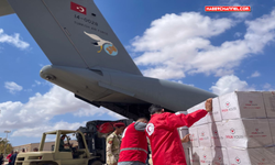 Kızılay, sel felaketi sonrası Libya'da yardım çalışmalarına başladı...