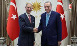 Cumhurbaşkanı Erdoğan, Edinburgh Dükü Prens Edward'ı kabul etti