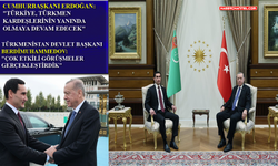 Erdoğan, Berdimuhammedov ile ortak basın toplantısı düzenledi
