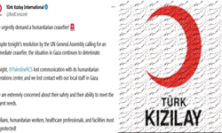 Türk Kızılay: "Gazze'de görev yapan yerel ekibimizle iletişim kuramıyoruz"