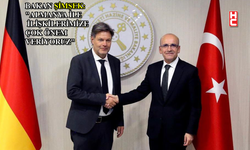 Hazine Bakanı Şimşek, Almanya Başbakan Yardımcısı Habeck ile görüştü