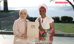Emine Erdoğan, Burundi Cumhuriyeti Devlet Başkanı'nın eşi Angeline Ndayishimiye ile görüştü