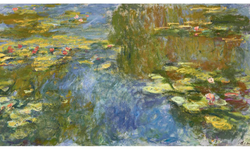 Monet’nin su nilüferleri serisinden bir tablosu, 74 milyon dolara satıldı...