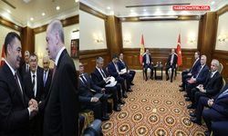 Cumhurbaşkanı Erdoğan, Kırgızistan Cumhurbaşkanı Caparov ile görüştü