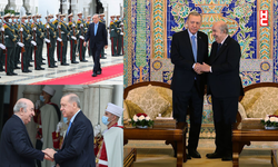 Cumhurbaşkanı Erdoğan, Cezayir Cumhurbaşkanı Tebbun ile bir araya geldi