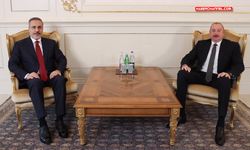 Bakan Fidan, Azerbaycan Cumhurbaşkanı Aliyev ile bir araya geldi...