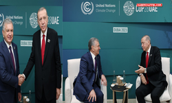 Cumhurbaşkanı Erdoğan, Dubai'de Özbekistan Cumhurbaşkanı Mirziyoyev ile görüştü