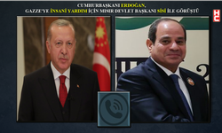 Cumhurbaşkanı Erdoğan, Mısır Cumhurbaşkanı es-Sisi ile görüştü