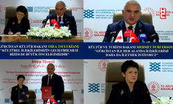 Bakan Ersoy, Gürcü Mevkidaşı Tsulukiani ile ortak basın toplantısı düzenledi