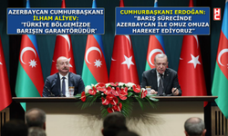 Erdoğan, Aliyev ile ortak basın toplantısı düzenlendi