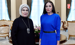 Emine Erdoğan, Mehriban Aliyeva ile görüştü...