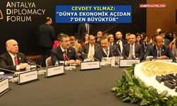 Cumhurbaşkanı Yardımcısı Cevdet Yılmaz, Antalya Diplomasi Forum'unda konuştu