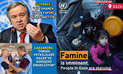 BM: "Gazze en yüksek seviye kıtlıkla karşı karşıya"