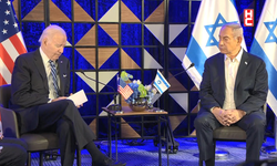 Joe Biden ve Binyamin Netanyahu, Gazze’ye insani yardımları görüştü