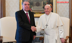 Tacikistan Cumhurbaşkanı İmamali Rahman, Papa Francis ile görüştü