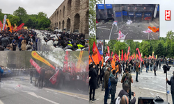 Saraçhaneden Taksime yürümek isteyen gruba polis müdahalesi...