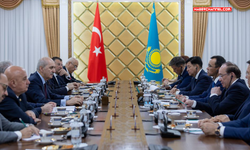 TBMM Başkanı Numan Kurtulmuş, Kazakistan Senatosu Başkanı Maulen Aşimbayev ile görüştü