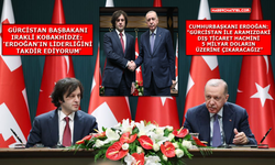 Cumhurbaşkanı Erdoğan, Gürcistan Başbakanı Kobakhidze ile ortak basın toplantısı düzenledi
