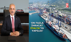 Bakan Abdulkadir Uraloğlu: "Limanlarımızda 4 ayda 179 milyon 470 bin 869 ton yük elleçlendi"