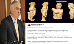 Bakan Ersoy: "Antalya'da 2 bin yıllık Zeus ve Aphrodite heykelleri bulundu"
