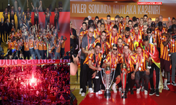Galatasaray 24'üncü "Şampiyonluk" ve "Süper Kupa" ile çifte zaferini kutladı