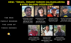 HRW: "İsrail, insani yardım çalışanlarına 8 ayrı saldırı düzenledi"