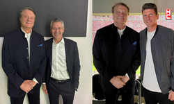 Beşiktaş Başkanı Hasan Arat, Bayern Münih Başkanı Herbert Hainer'le bir araya geldi
