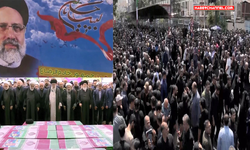 Reisi’nin Tahran’daki cenaze töreninde yoğun kalabalık...