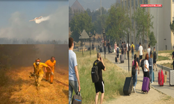 Bursa'da anız yangını, BUÜ kampüsünün de içinde olduğu ormana sıçradı...