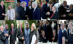 Cumhurbaşkanı Erdoğan, G7’de liderlerle ayaküstü sohbet etti...