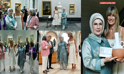 Emine Erdoğan, Maria Begona Gomez Fernandez ile Prado Müzesi’ni gezdi