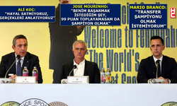 Jose Mourinho: “Ben kontratı Fenerbahçe ile imzaladım”