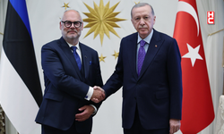 Cumhurbaşkanı Erdoğan, Estonya Cumhurbaşkanı Alar Karis'i ile başbaşa görüştü