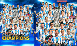 Copa America'da şampiyon: "Arjantin"