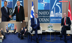 Cumhurbaşkanı Erdoğan, Washington'da Yunanistan Başbakanı Miçotakis ile görüştü