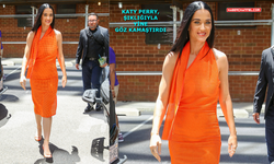 Katy Perry, FENDI elbisesiyle New York'ta görüntülendi
