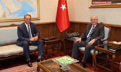 Bakan Yaşar Güler, ABD'nin Ankara Büyükelçisi Jeffry Flake'i kabul etti