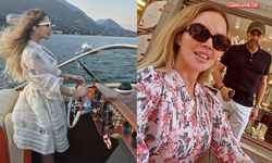 Aslı Sarar Aydın ve Özcan Aydın çifti İtalya'da tatil yapıyor
