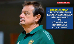 Ergin Ataman: "Spor salonları siyasetin değil, dostluğun ve barışın yeridir"