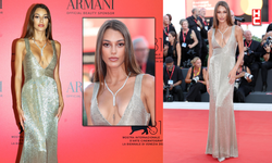 Armani Beauty: Dilan Çiçek Deniz, Venedik'te adeta gözleri kamaştırdı!