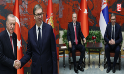 Cumhurbaşkanı Erdoğan, Belgrad'da Sırbistan Cumhurbaşkanı Vucic ile görüştü