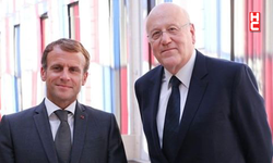 Necib Mikati ve Emmanuel Macron 'Lübnan’daki son durumu görüştü