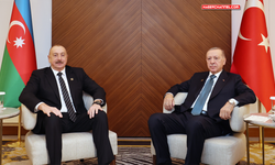 Cumhurbaşkanı Erdoğan, Kırgızistan'da İlham Aliyev ile görüştü