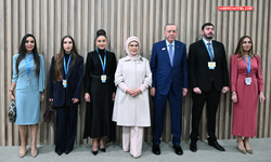 Emine Erdoğan, Azerbaycan, Kırgızistan ve Özbekistan liderlerinin eşleriyle görüştü...