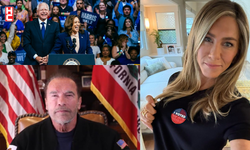 Arnold Schwarzenegger ve Jennifer Aniston'dan Kamala Herris'e destek