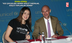 UNICEF ile milli voleybolcu "Zehra Güneş" arasında anlamlı iş birliği