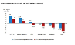 TÜİK: "Aylık en yüksek reel getiri BIST 100 endeksinde gerçekleşti"